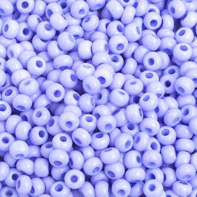 Preciosa Seedbead 6/0 - SB40017 Chalk Dyed Light Violet Solgel