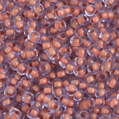 Preciosa Seedbead 6/0 - SB42002 Blue Light Brown Colorlined Terra Color