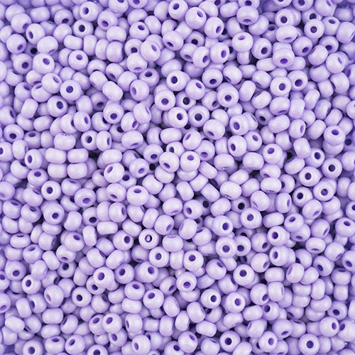 Preciosa Seedbead 6/0 - SB42030 Chalk Violet Terra Dyed Matt Luster