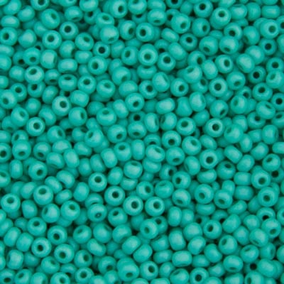 Preciosa Seedbead 6/0 - SB42032 Chalk Mint Green Terra Dyed Matt Luster