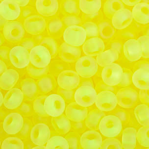 Preciosa Seedbead 6/0 - SB43106 Transparent Neon Yellow