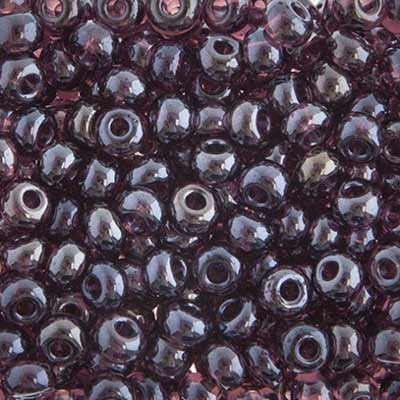 Preciosa Seedbead 6/0 - SB43108 Transparent Amethyst Luster