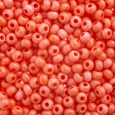 Preciosa Seedbead 6/0 - SB43215 Chalk Pink Solgel