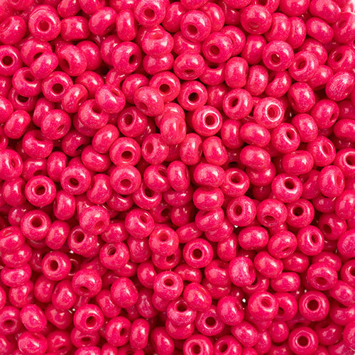 Preciosa Seedbead 6/0 - SB43225 Opaque Terra Intensive Rose