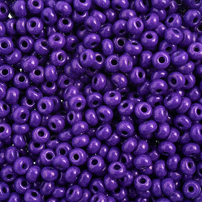 Preciosa Seedbead 6/0 - SB43228 Opaque Terra Intensive Purple