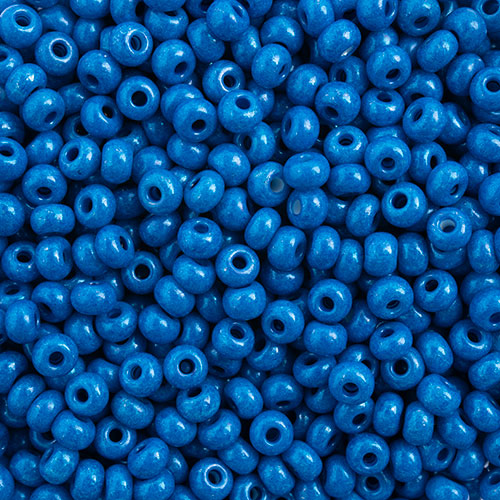 Preciosa Seedbead 6/0 - SB43229 Opaque Terra Intensive Blue