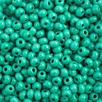 Preciosa Seedbead 6/0 - SB43233 Opaque Terra Intensive Dark Green