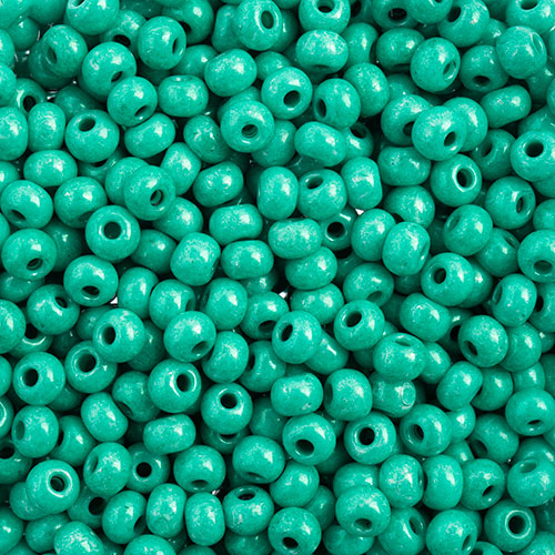 Preciosa Seedbead 6/0 - SB43233 Opaque Terra Intensive Dark Green