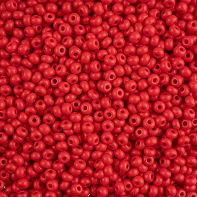 6/0 - SB43238 Rouge fraise mat Terra Intensive opaque · Preciosa rocaille