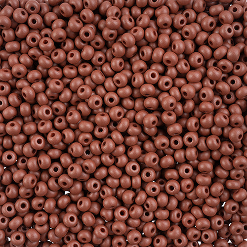 Preciosa Seedbead 6/0 - SB43256 Chalk PermaLux Dyed Brown