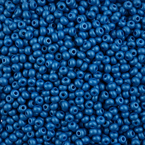 Preciosa Seedbead 6/0 - SB43270 Chalk PermaLux Dyed Blue