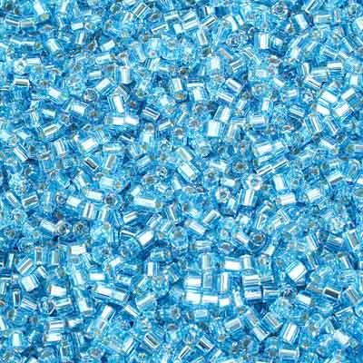 Preciosa Seedbead 2-Cut 10/0 - SB02005 Silverlined Light Aqua