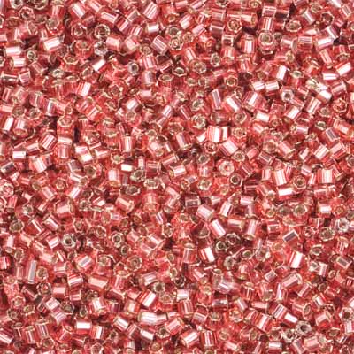 Preciosa Seedbead 2-Cut 10/0 - SB02009 Silverlined Pink Natural