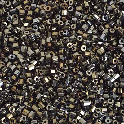 Preciosa Seedbead 2-Cut 10/0 - SB01001 Opaque Brown AB