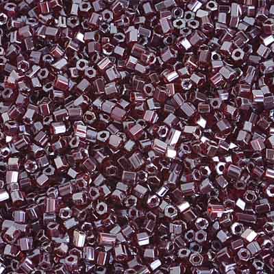 Preciosa Seedbead 2-Cut 10/0 - SB01006 Opaque Garnet Luster