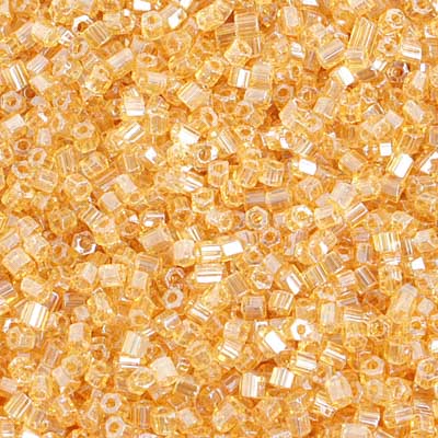 Preciosa Seedbead 2-Cut 10/0 - SB01007 Opaque Light Topaz Luster