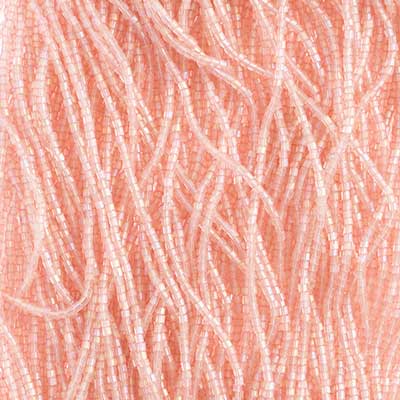 Preciosa Seedbead 2-Cut 10/0 - SB02302S Transparent Light Pink Rainbow