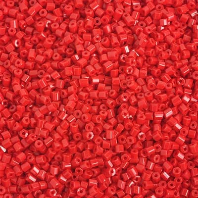 Preciosa Seedbead 2-Cut 10/0 - SB29358 Transparent Red