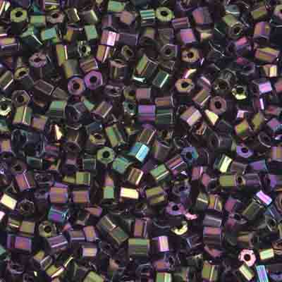 Preciosa Seedbead 2-Cut 10/0 - SB35361 Opaque Purple AB