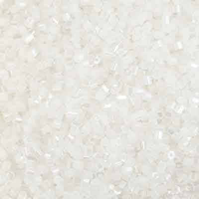 Preciosa Seedbead 2-Cut 10/0 - SB35369 Chalk Pearl White