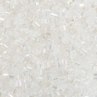 2-Cut 10/0 - SB35371 Cristal AB transparent · Preciosa rocaille||Preciosa Seedbead 2-Cut 10/0 - SB35371 Transparent Crystal AB