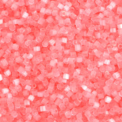 2-Cut 10/0 - SB40001 Rose clair satin Solgel transparent · Preciosa rocaille||Preciosa Seedbead 2-Cut 10/0 - SB40001 Transparent Satin Light Pink Solgel