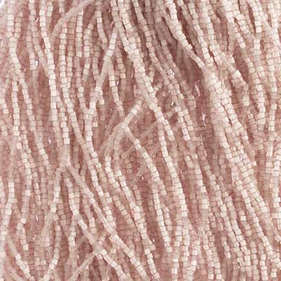 Preciosa Seedbead 2-Cut 10/0 - SB40004S Transparent Dyed Satin Dark Topaz Solgel