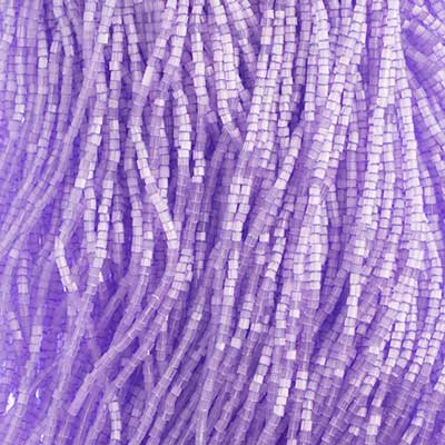 Preciosa Seedbead 2-Cut 10/0 - SB40006S Transparent Dyed Satin Violet Solgel