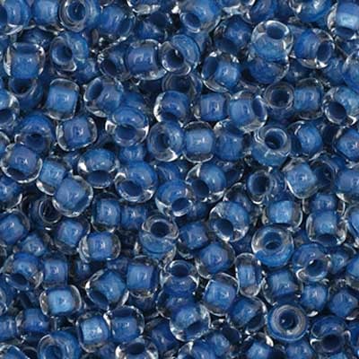 Preciosa Seedbead 11/0 - SB01007 Colorlined Blue