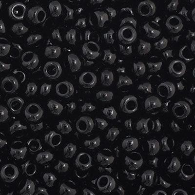 Preciosa Seedbead 11/0 - SB34904 Opaque Black