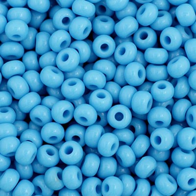 Preciosa Seedbead 11/0 - SB34905 Opaque Turquoise Blue