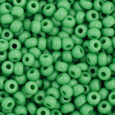 Preciosa Seedbead 11/0 - SB34911 Opaque Medium Green