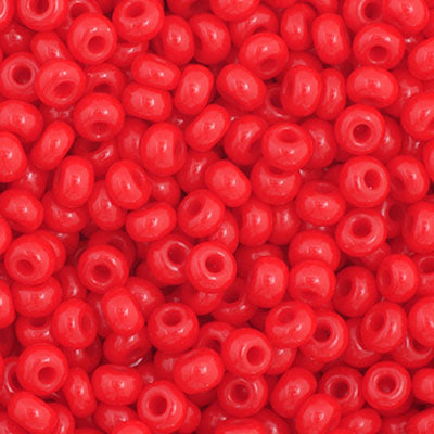 Preciosa Seedbead 11/0 - SB34913 Opaque Medium Red