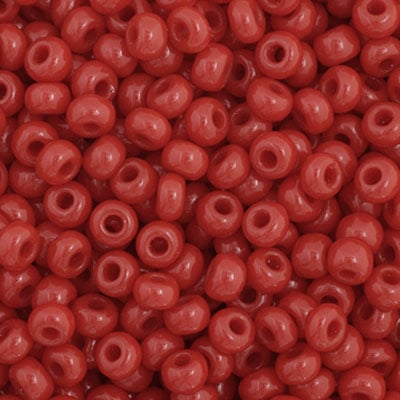 Preciosa Seedbead 11/0 - SB34914 Opaque Dark Red