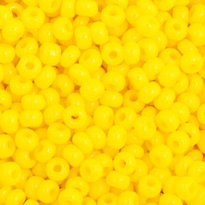 Preciosa Seedbead 11/0 - SB34916 Opaque Lemon Yellow