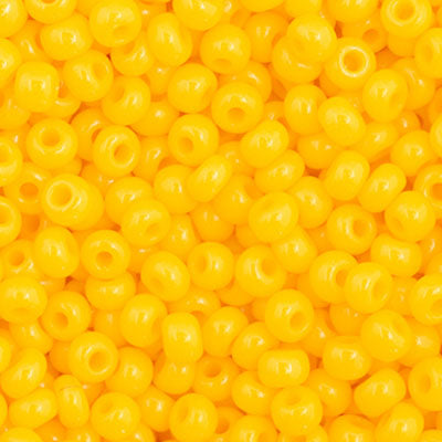 Preciosa Seedbead 11/0 - SB34917 Opaque Golden Yellow