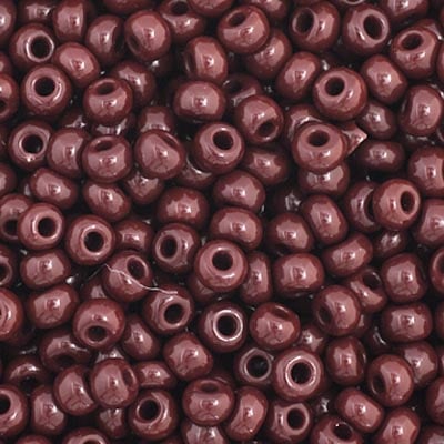 Preciosa Seedbead 11/0 - SB34926 Opaque Dark Brown