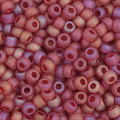 Preciosa Seedbead 11/0 - SB34959 Transparent Light Red AB Matt