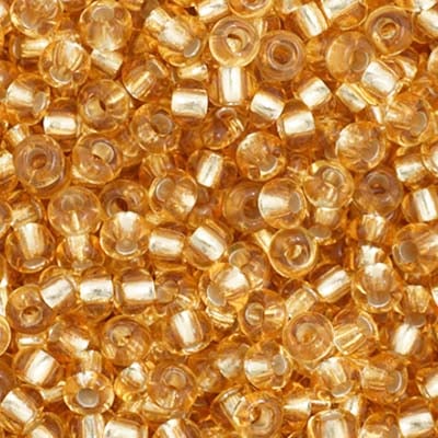 Preciosa Seedbead 11/0 - SB34977 Silverlined Light Gold