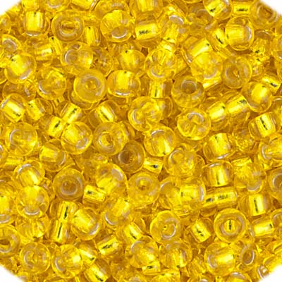 Preciosa Seedbead 11/0 - SB34985 Silverlined Yellow