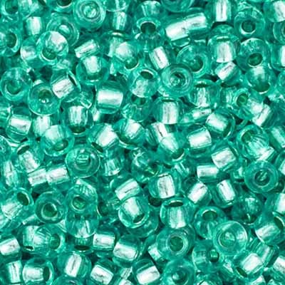 Preciosa Seedbead 11/0 - SB34995 Silverlined Green Dyed