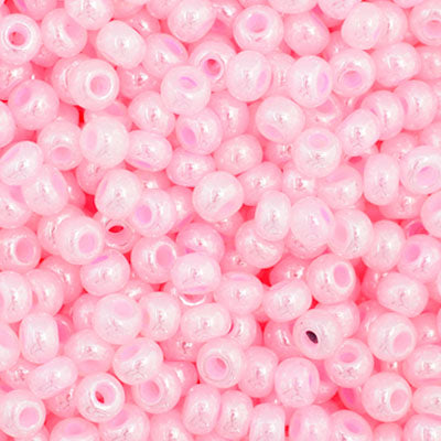 Preciosa Seedbead 11/0 - SB35011 Opaque Pale Pink Dyed Pearl