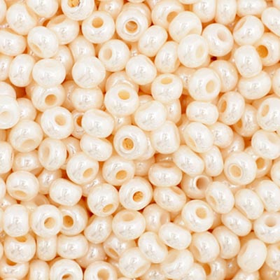 Preciosa Seedbead 11/0 - SB35017 Opaque Eggshell Pearl