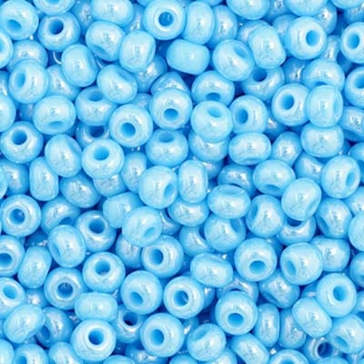 Preciosa Seedbead 11/0 - SB35040 Opaque Light Blue Luster