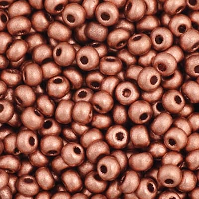 Preciosa Seedbead 11/0 - SB35053 Opaque Metallic Light Copper