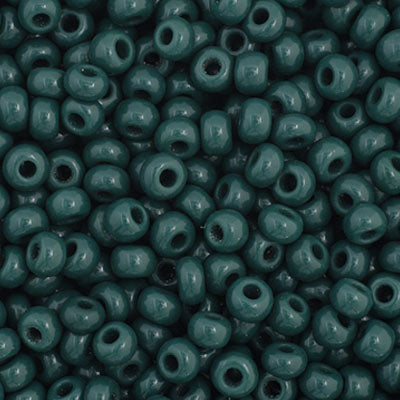 Preciosa Seedbead 11/0 - SB35061 Opaque Dark Green