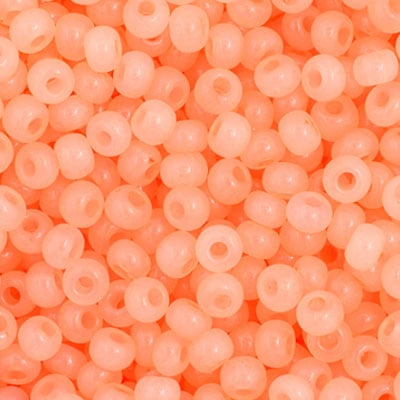 Preciosa Seedbead 11/0 - SB40014 Transparent Pearl Peach AB