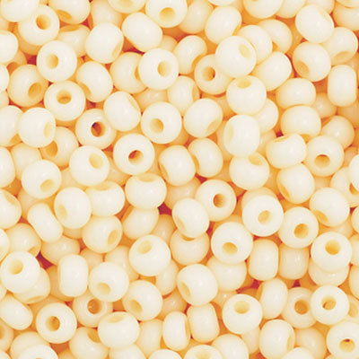 Preciosa Seedbead 11/0 - SB40040 Chalk Bone Solgel