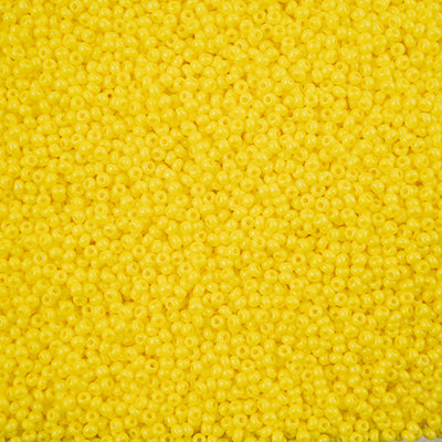 Preciosa Seedbead 11/0 - SB43111 Chalk Terra Intensive Yellow