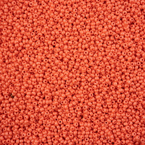 Preciosa Seedbead 11/0 - SB43112 Chalk Terra Intensive Orange